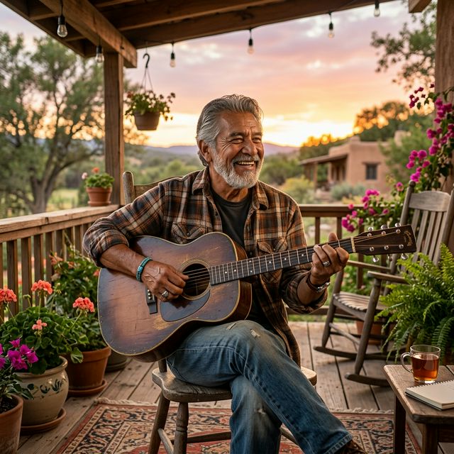 Adulto mayor activo y feliz