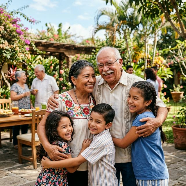 Adulto mayor activo y feliz